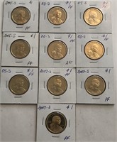(10) Proof Sacagawea $1 Coins