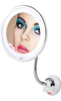 TOP4EVER Flexible 10X Magnifying Suction Mirror,