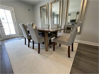 7PC DINING TABLE AND CHAIRS