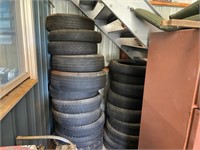 Assorted Car and Trailer Tires