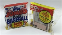 Topps jumbo pak baseball cards