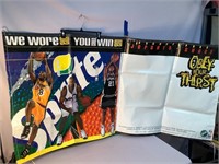 1998 Sprite banner W/ Kobe Bryant, Howard & Duncan