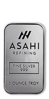 ASA .999 Fine Silver Bar 1 oz. - See Note *