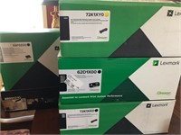 Lot of 5 high end toner cartridges