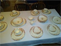 Vintage knowles set of partial dishes