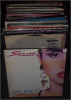 1 Boxes Approx 50 Assorted L P Record Albums Lot