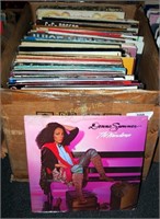 24” Box Filled With Assorted Lp Record Albums