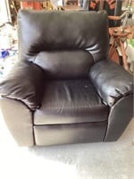Leather like recliner