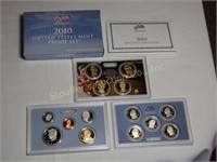 2010 (S) 14 pc. Proof Set w/COA & orig. cases