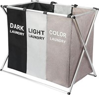 3 Section Laundry Cloth Hamper