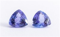 4.20 Cttw. Loose Trillion-Cut Tanzanite Stones, 2