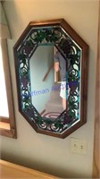 Stained glass mirror