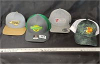 4 Assorted Hats