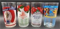 4 KY Derby Glasses from 108th, 112th, 127th &