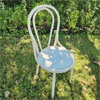 Shabby Bent Wood Chair