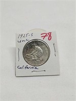 1925 S California commemorative half dollar UNC