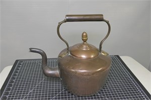 Antique Copper Water Kettle