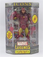 Iron Man 12" Figure/Marvel Legends Icons/Gold