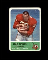 1962 Fleer #23 Jack Spikes P/F to GD+