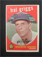 1959 TOPPS #434 HAL GRIGGS SENATORS