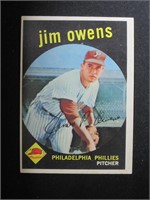 1959 TOPPS #503 JIM OWENS PHILLIES VINTAGE