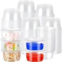 2000 Sets Plastic Portion Cups (3.25 oz)