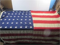 Stunning Vintage 48 Star American Flag Around 96"