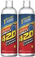 Formula 420 Cleaner, 12 Oz. Bottles. 2 Pack