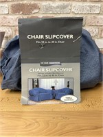 Chair slipcover fits 32" to 40" Denim color
