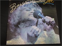 BARBARA MANDRELL SIGNED ALBUM COVER WITH COA
