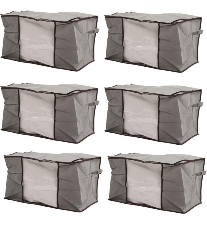 4pcs - (21 x 13 x 11") Quilt Storage Bag, 6pcs