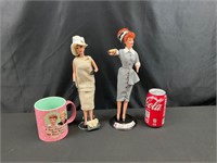 I love Lucy Dolls and Mug