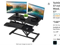 TechOrbits OF-S06-2 Desk Converter-37-inch Height