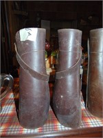 World War 1, Great War leather spats, 2 pairs