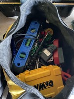 Dewalt bag with miscellaneous tools
