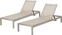 Christopher Knight Home Outdoor Aluminum Chaise 2