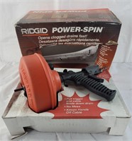 Rigid power spin drain cleaner, untested