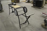 Delta Brand Foldable & Rolling Table, Extendable