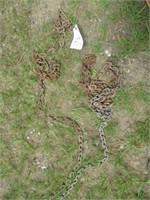 1778) 3/8" chain 24' hook on both ends