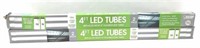 (2) 2 pk 4 ft LED Tubes, Replaces T12 & T8
