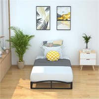 Twin, Amazon Basics Metal Platform Bed Frame