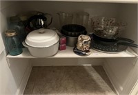 Bottom Shelf of Pantry Contents