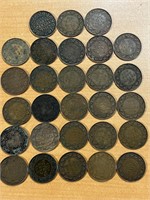 28- Cdn Large Pennies 1920 and Earlier