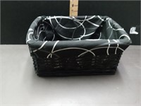 Small decorative wicker basket