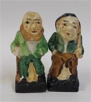 Vintage Irishmen with Walking Sticks Canes