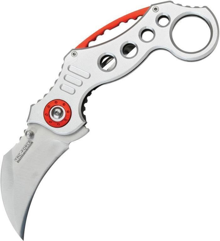 Tac Force Karambit Linerlock Silver knife