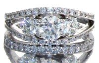 14kt Gold 1.72 ct Round Brilliant Diamond Ring