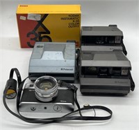 (V) Polaroid Spectra And Kodak Instamatic Cameras