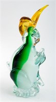 Murano Style Bunny Blown Glass Sculpture