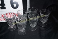 SET OF 6 LARGER FOSTORIA COLONY PATTERN GLASSES